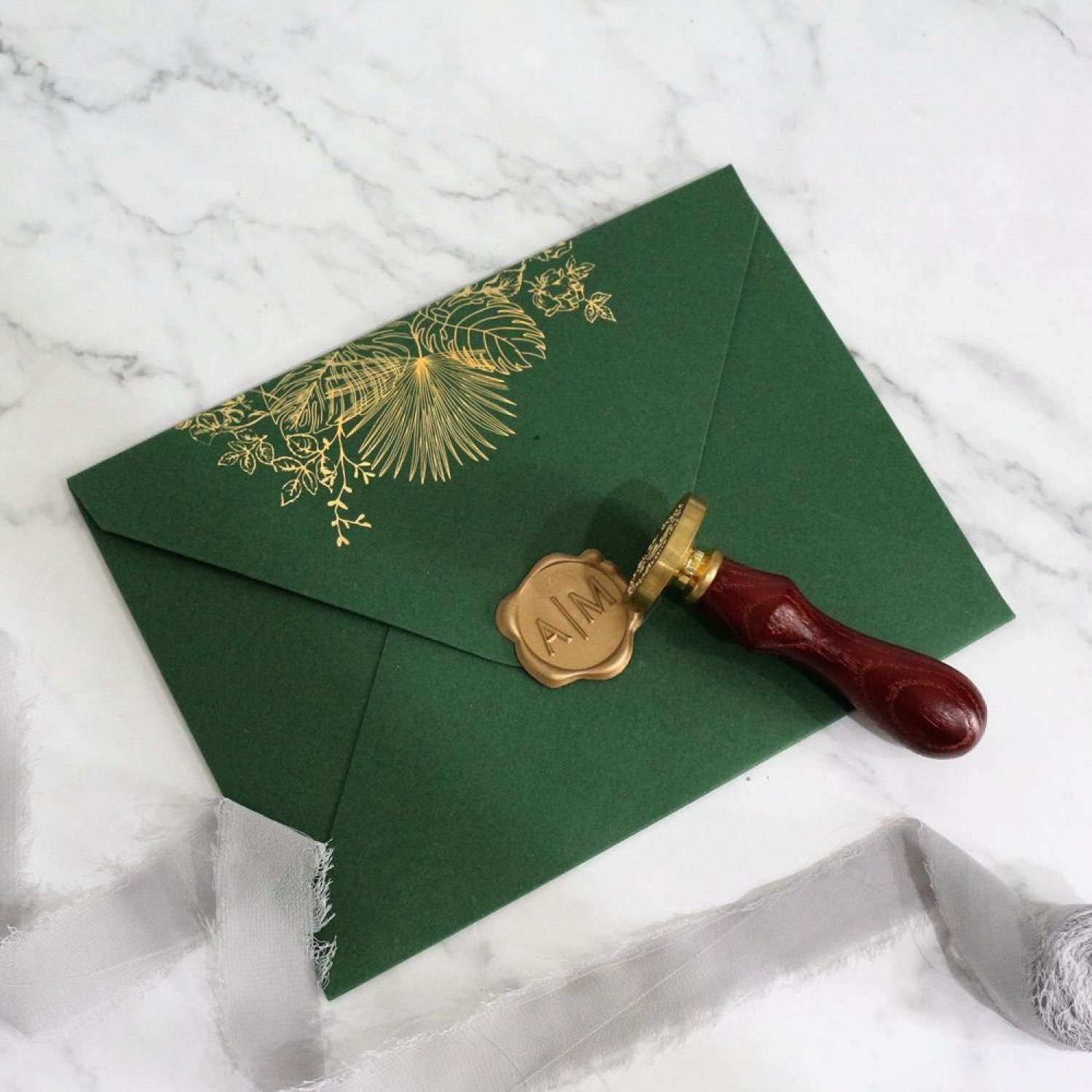 Transparent Acrylic Invitation Rectangle Vellum Paper Cover Foiling Card Customized 